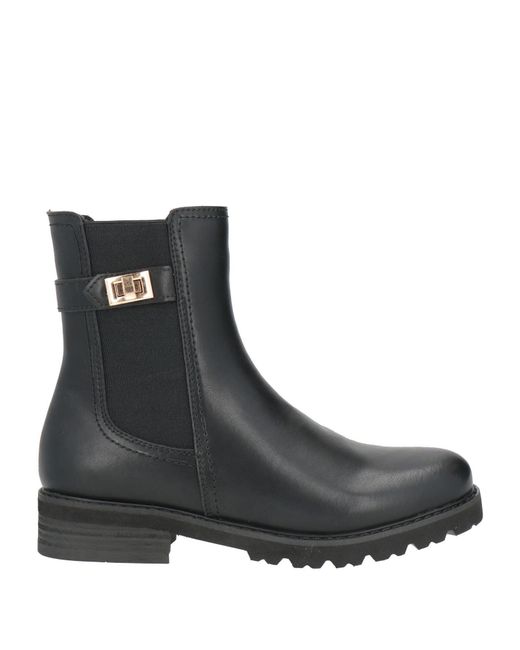 Divine Follie Black Ankle Boots