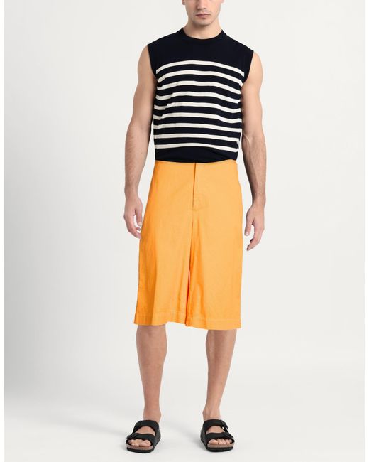 MAISON CRAZY WORKER 3.2 Orange Shorts & Bermuda Shorts for men
