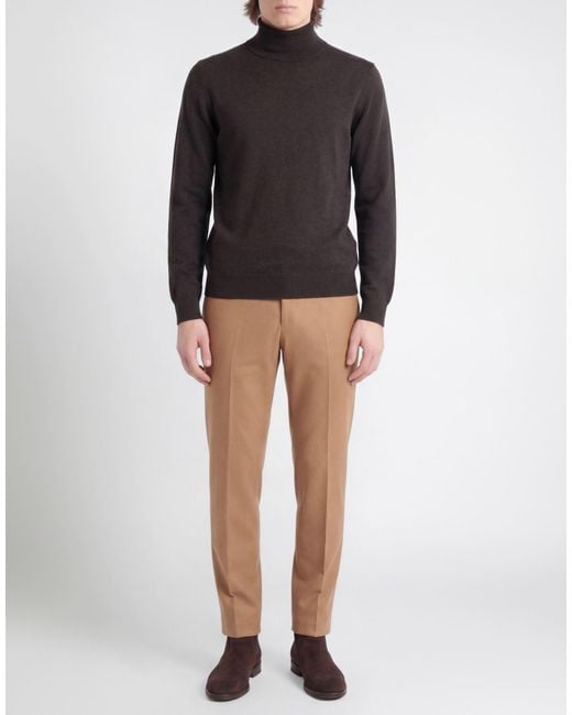 Kangra Black Turtleneck Wool for men