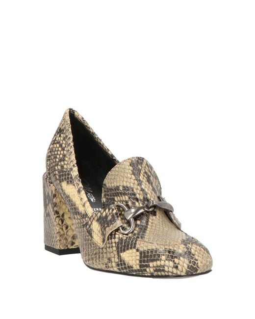 PAOLO MATTEI Natural Loafers Leather
