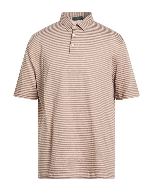 Zanone Natural By Slowear Light Polo Shirt Linen, Cotton for men