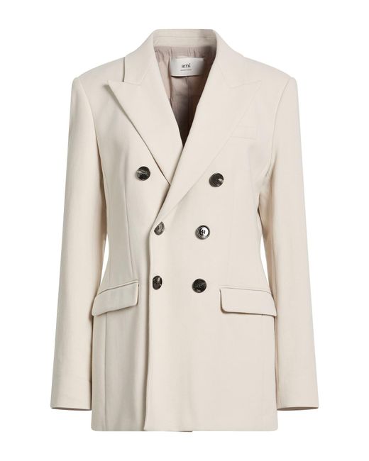 AMI Natural Blazer Cotton