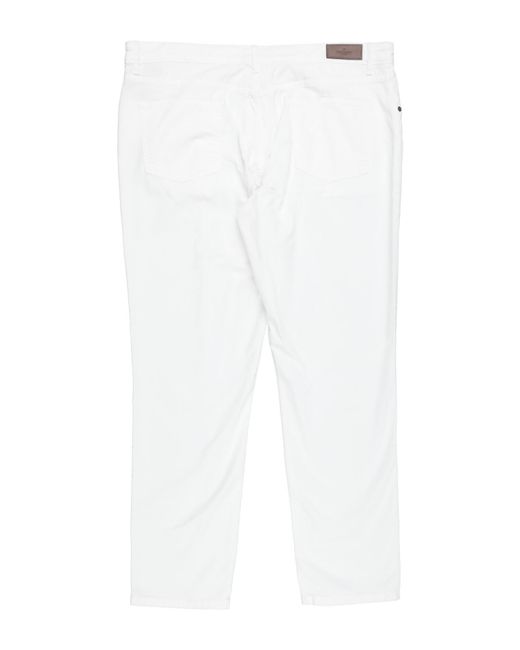 Hackett White Pants Cotton, Elastane for men