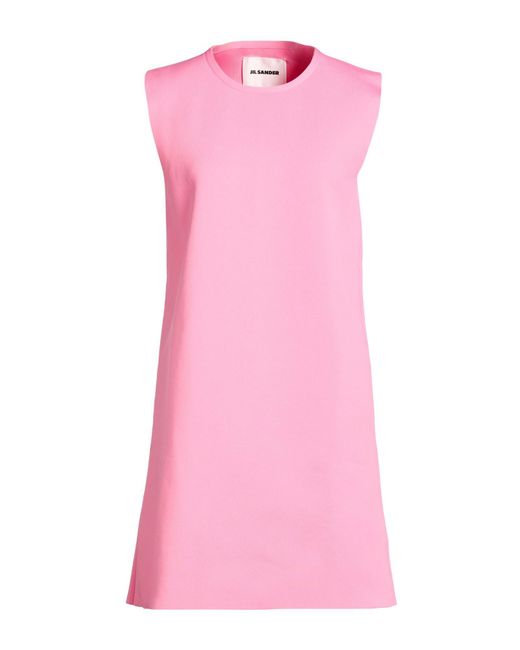 Jil Sander Pink Mini Dress