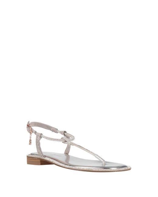 Laura Biagiotti White Thong Sandal