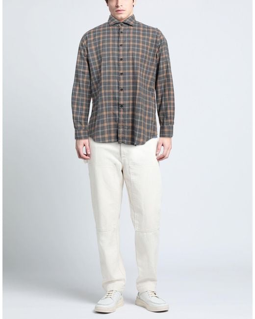 Camicia di Xacus in Gray da Uomo