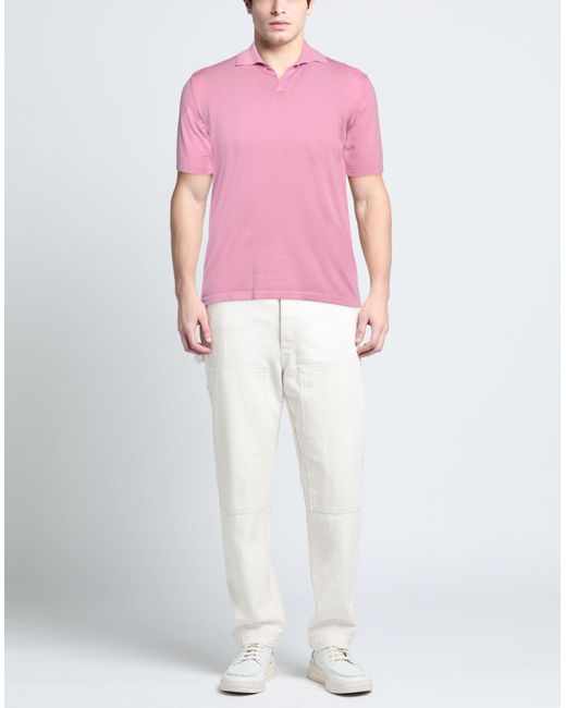 Rossopuro Pink Jumper for men