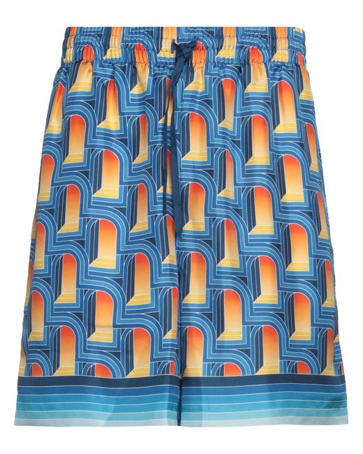 Casablancabrand Blue Shorts & Bermuda Shorts for men