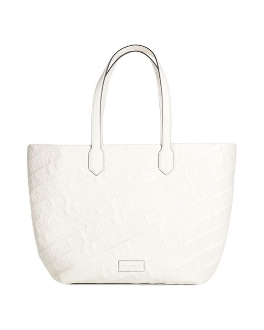 Karl Lagerfeld White Handtaschen