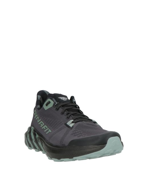 Dynafit Gray Trail Graphic Charcoal Sneakers Textile Fibers, Rubber for men