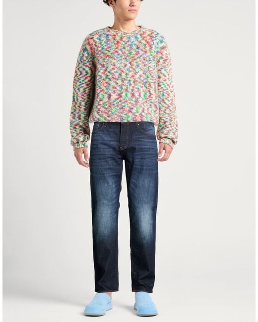 ARMANI EXCHANGE Blue Jeans Cotton, Elastane for men