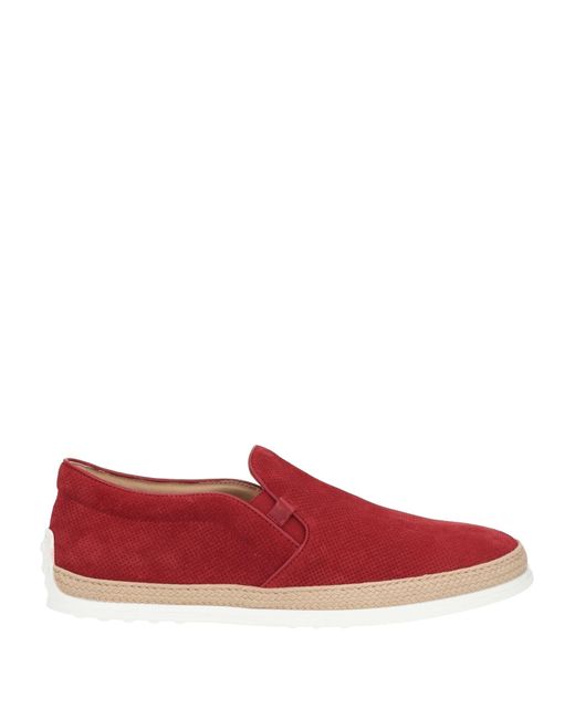 Tod's Red Loafer for men