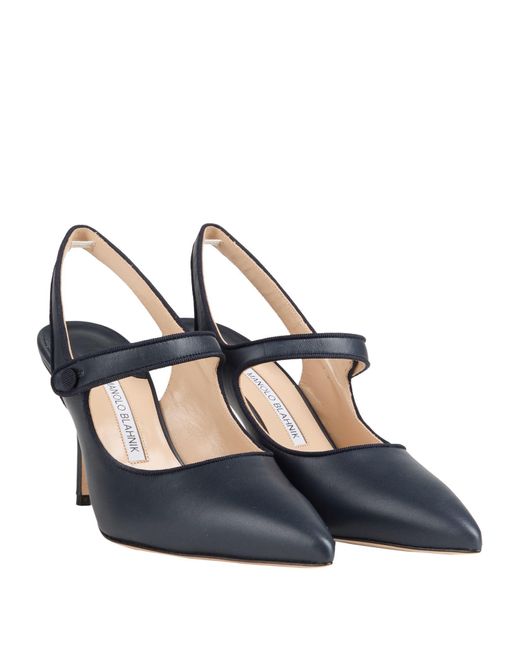 Manolo Blahnik Blue Pumps