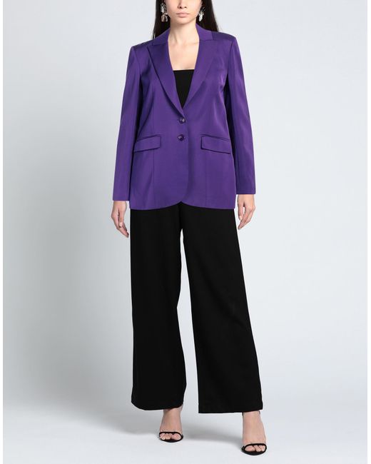 Patrizia Pepe Purple Blazer