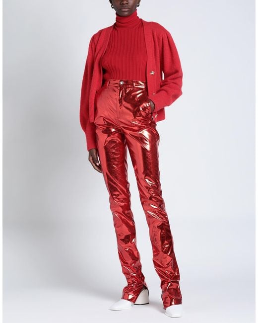Dolce & Gabbana Red Trouser