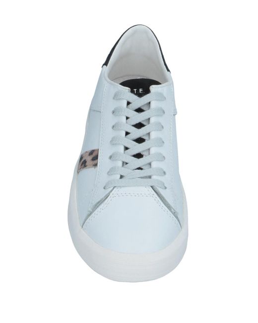 Date White Sneakers Soft Leather