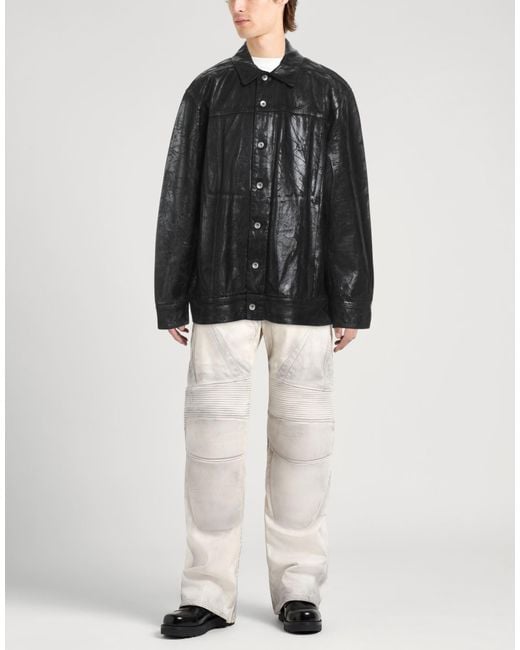 Rick Owens Black Denim Outerwear for men