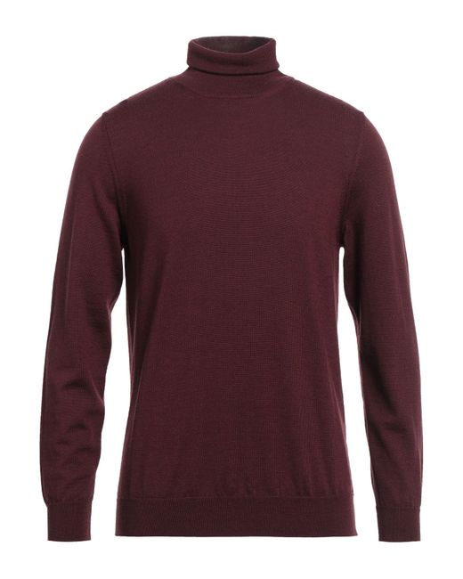 +39 Masq Red Turtleneck for men