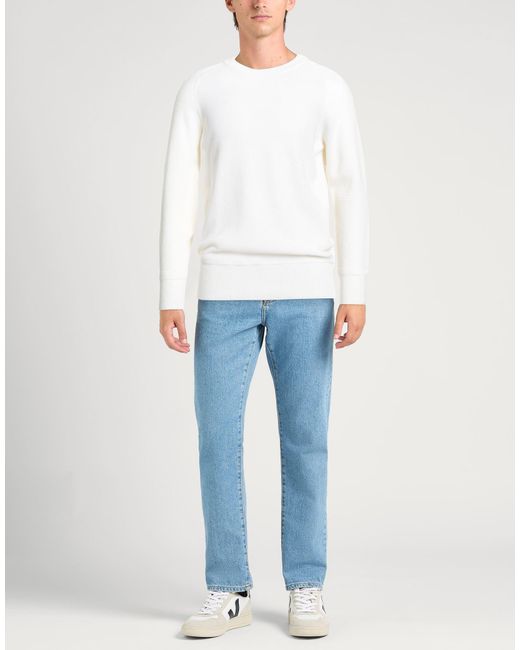 Kangra White Sweater Wool for men