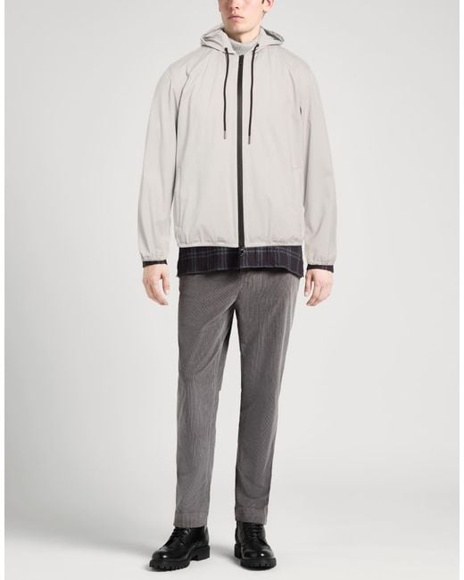 Tombolini White Running Jacket Polyamide, Elastane for men