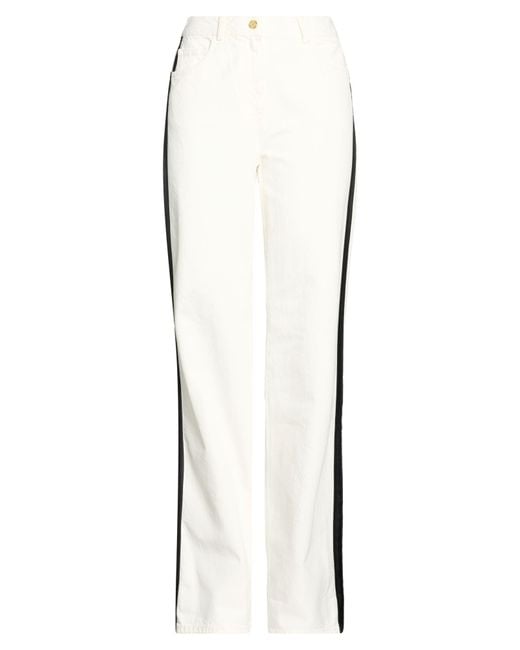 Elisabetta Franchi White Jeans