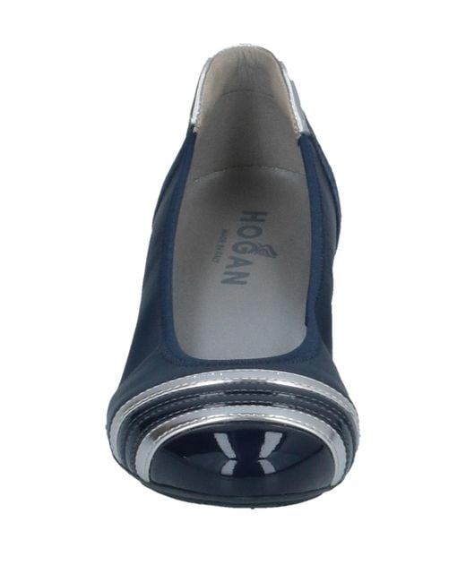 Hogan Blue Ballet Flats