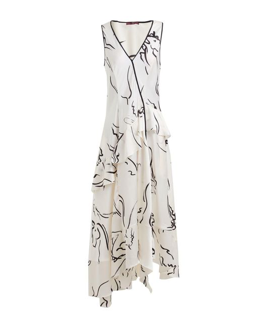 High White Midi Dress