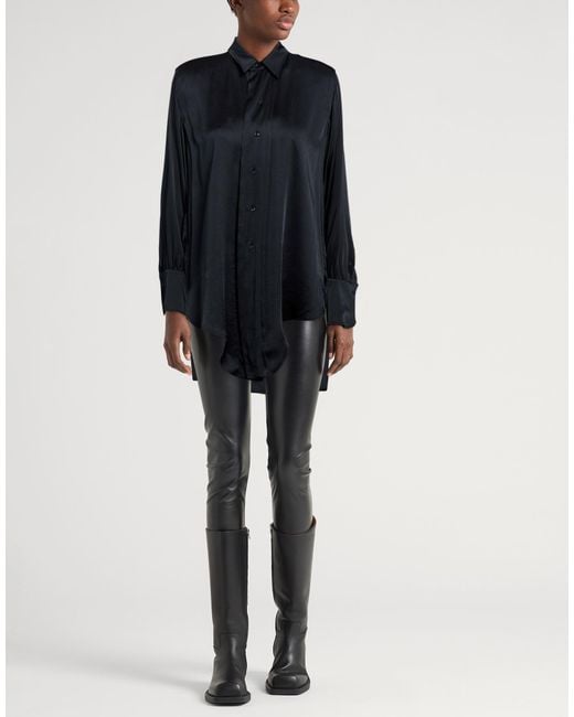 Maison Margiela Blue Shirt Acetate, Viscose