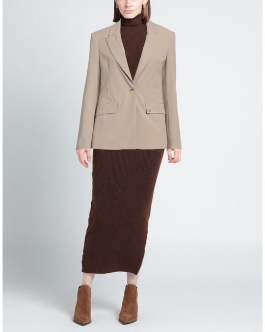 Please Natural Blazer Polyamide, Elastane
