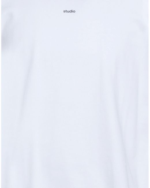 Seidensticker White Studio T-Shirt Cotton for men