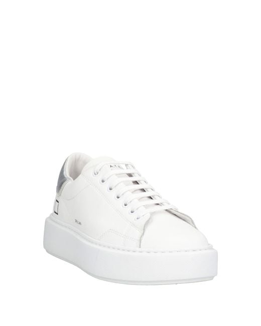 Date Natural Sneakers Leather