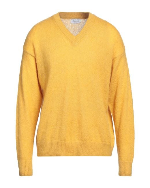 Amish Supplies Yellow Sweater for men