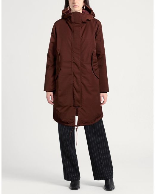 Embassy of Bricks and Logs Brown Overcoat & Trench Coat
