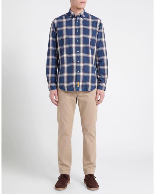 B.D. Baggies Blue Shirt Cotton for men