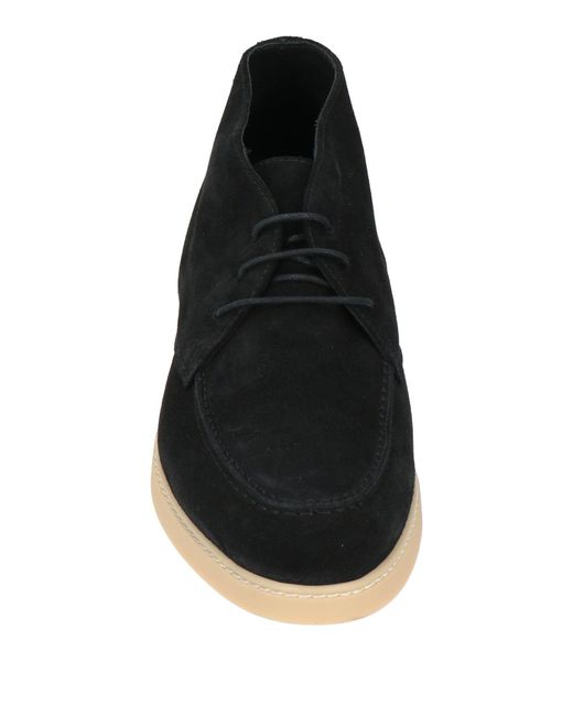 Doucal's Black Ankle Boots for men