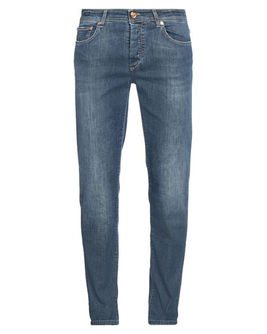 Pantaloni Jeans di Barba Napoli in Blue da Uomo