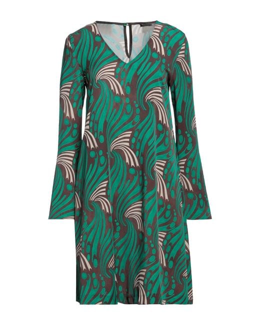 Maliparmi Green Mini Dress