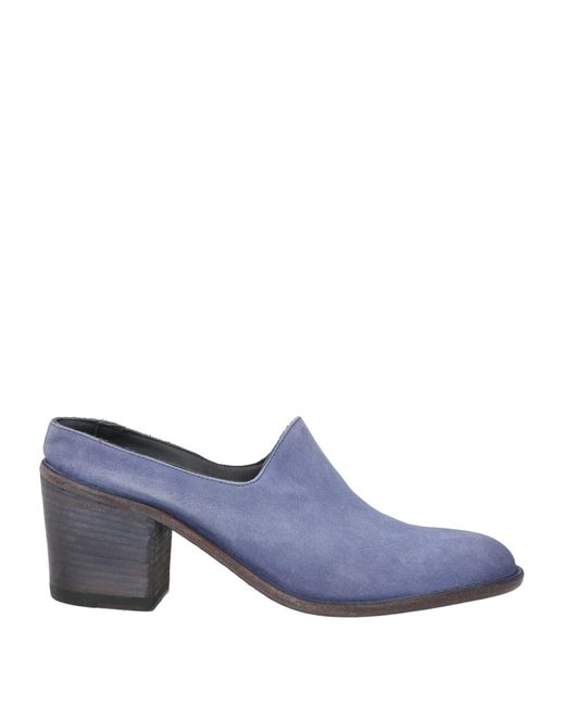 Pantanetti Blue Mules & Clogs Leather