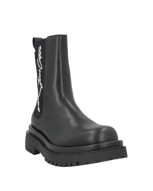 Versace Jeans Couture Black Ankle Boots