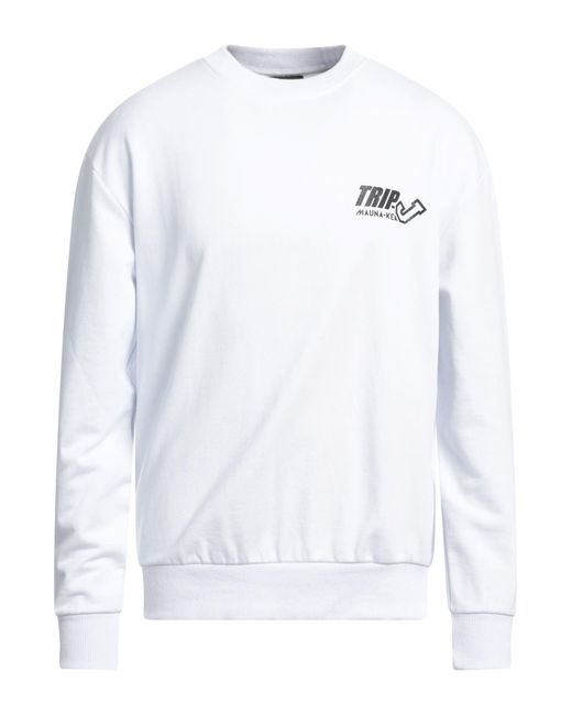Mauna Kea White Sweatshirt for men