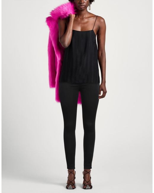 Liu Jo Black Pants Cotton, Polyester, Elastane