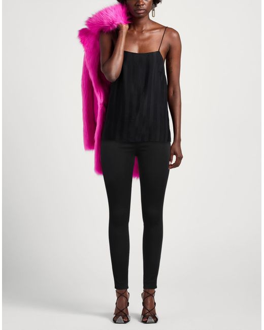 Liu Jo Black Pants Cotton, Polyester, Elastane