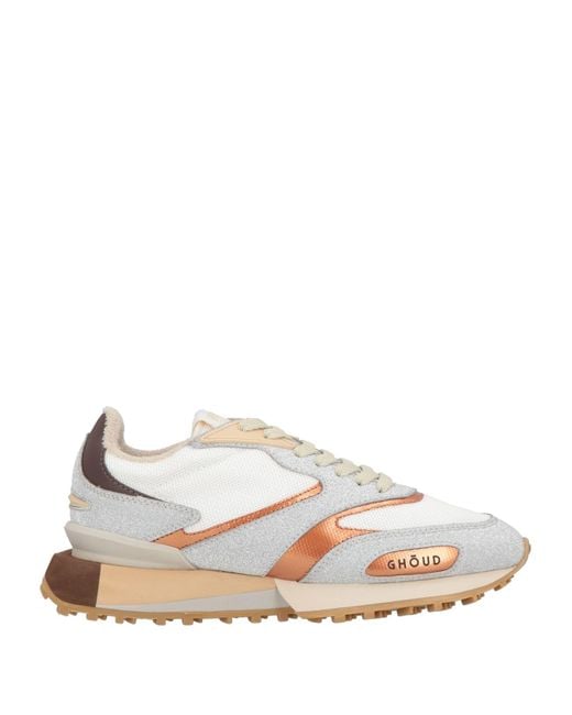 GHOUD VENICE Natural Sneakers Leather, Textile Fibers
