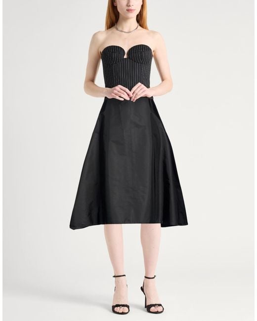 Marni Black Midi Skirt Polyamide