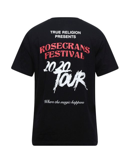 True Religion Cotton T-shirt in Black 