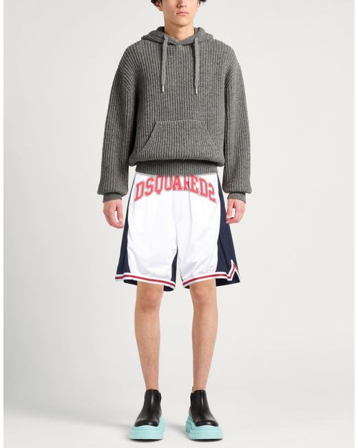 DSquared² White Shorts & Bermuda Shorts for men