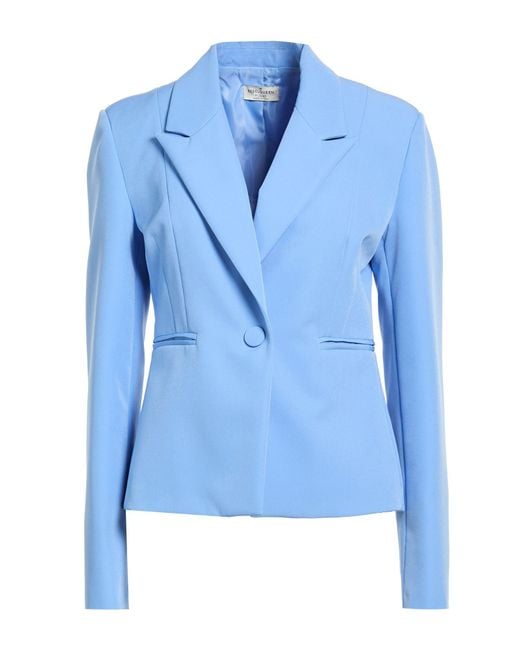 Rebel Queen Blue Light Blazer Polyester, Elastane