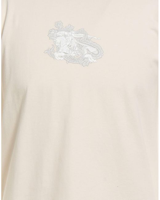 Burberry Natural T-Shirt Cotton, Elastane for men