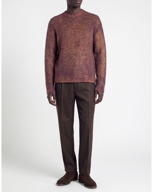 Pullover Roberto Collina pour homme en coloris Brown