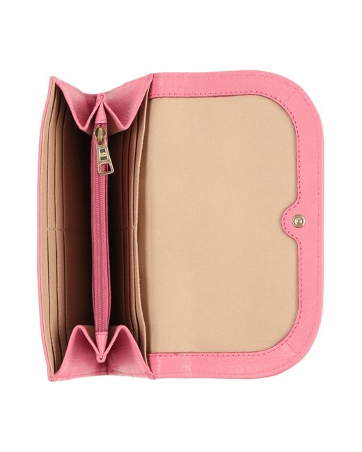 See By Chloé Pink Antique Rose Wallet Goat Skin